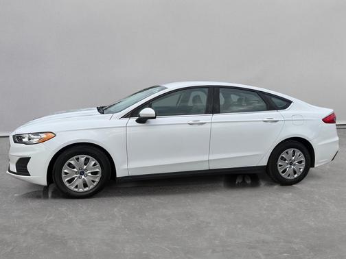 Oxford White 2020 Ford Fusion S FWD