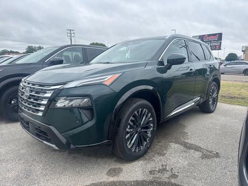 Obsidian Green 2026 Nissan Rogue Platinum