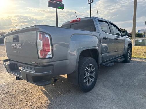 Satin Steel Metallic 2021 GMC Canyon 4WD AT4 w/Leather