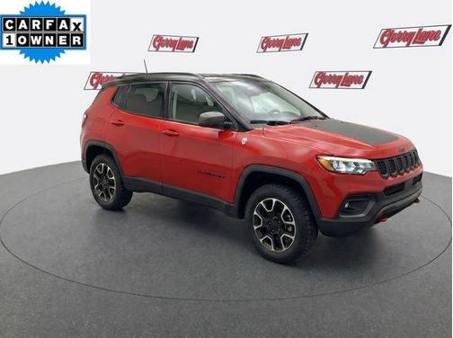 Red 2025 Jeep Compass Trailhawk