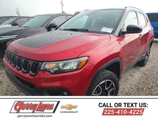 Red 2025 Jeep Compass Trailhawk