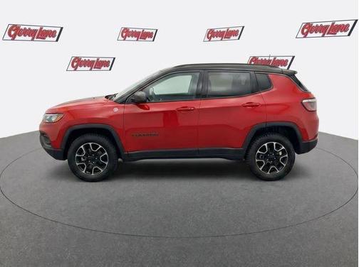 Red 2025 Jeep Compass Trailhawk