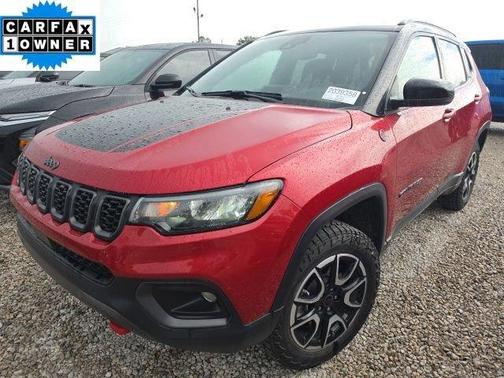 Red 2025 Jeep Compass Trailhawk