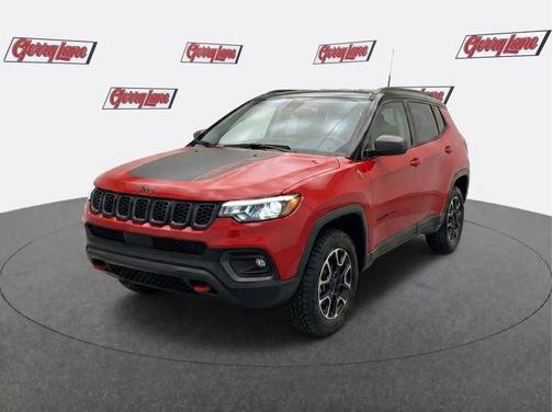 Red 2025 Jeep Compass Trailhawk