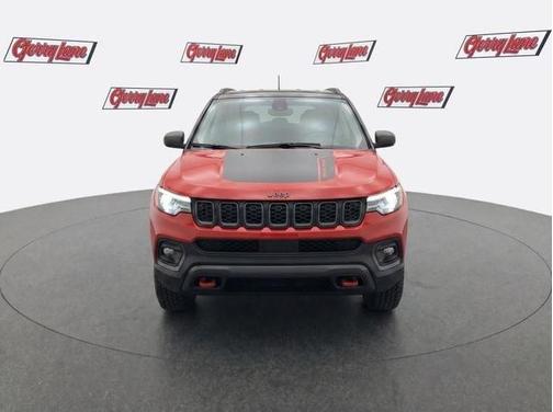 Red 2025 Jeep Compass Trailhawk