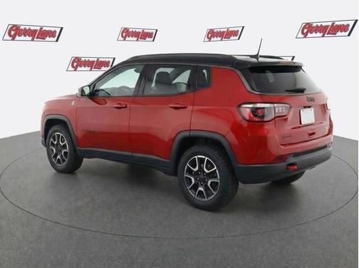 Red 2025 Jeep Compass Trailhawk