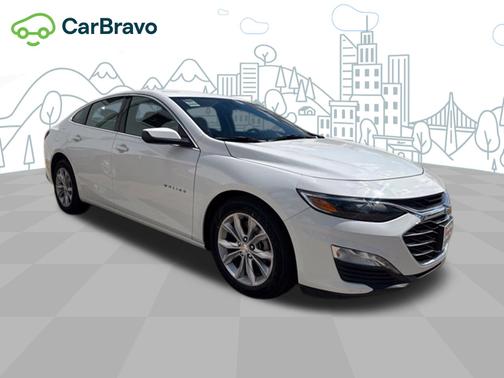 Summit White 2025 Chevrolet Malibu 1LT