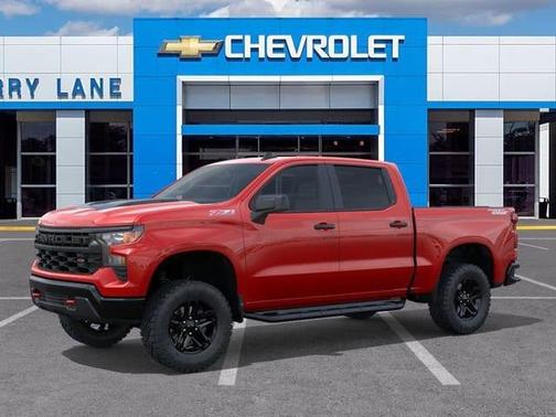 Red 2026 Chevrolet Silverado 1500 Custom Trail Boss