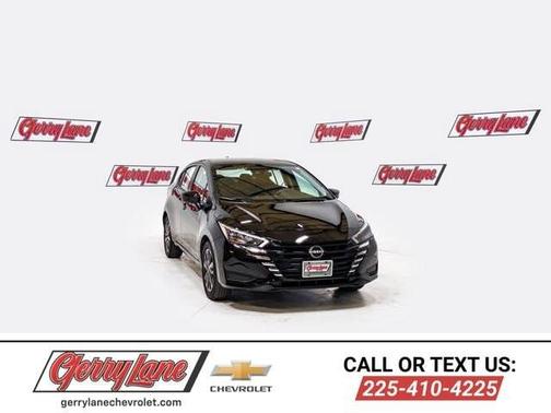 Black 2025 Nissan Versa 1.6 SV