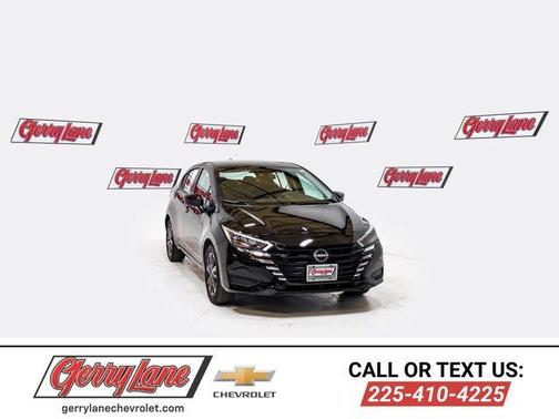 Black 2025 Nissan Versa 1.6 SV