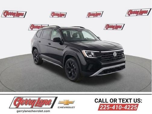 Deep Black Pearl Effect 2025 Volkswagen Atlas 2.0T Peak Edition