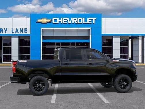 Black 2026 Chevrolet Silverado 1500 Custom Trail Boss
