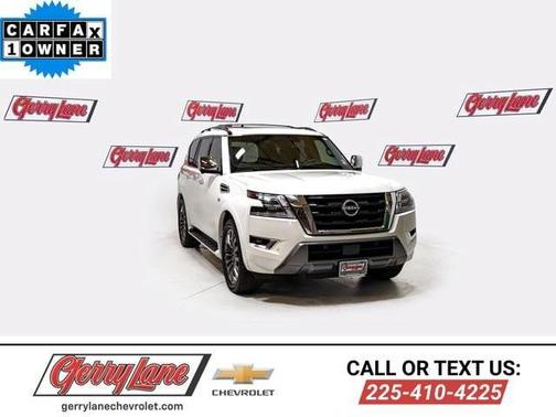 Aspen White 2021 Nissan Armada Platinum