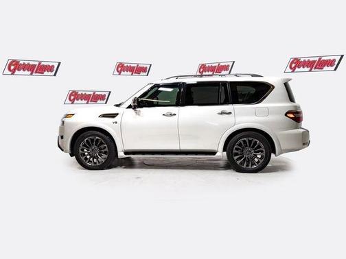 Aspen White 2021 Nissan Armada Platinum
