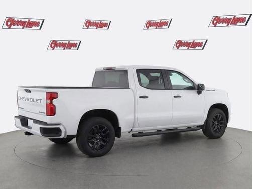 Summit White 2025 Chevrolet Silverado 1500 Custom