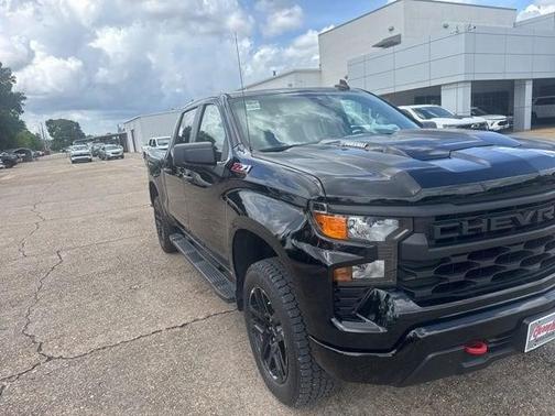 Black 2024 Chevrolet Silverado 1500 Custom Trail Boss