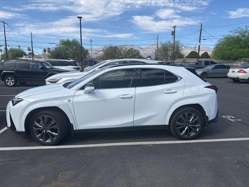 Ultra White w/Obsidian Roof 2023 Lexus UX 250h F Sport