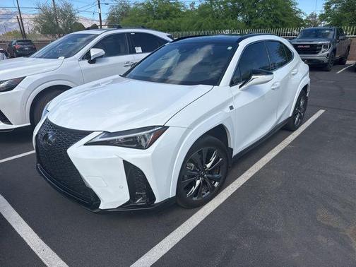 Ultra White w/Obsidian Roof 2023 Lexus UX 250h F Sport