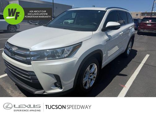 Blizzard Pearl 2019 Toyota Highlander Hybrid Limited
