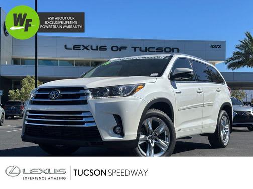 Blizzard Pearl 2019 Toyota Highlander Hybrid Limited