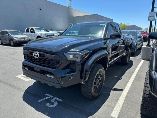 Black 2025 Toyota Tacoma TRD PreRunner