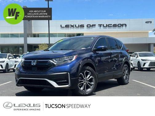 Obsidian Blue Pearl 2021 Honda CR-V Hybrid EX-L