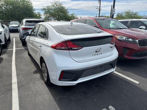 Ceramic White 2020 Hyundai IONIQ Hybrid Blue