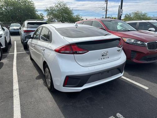 Ceramic White 2020 Hyundai IONIQ Hybrid Blue