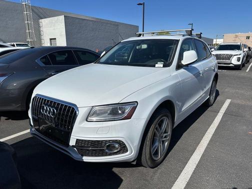 Glacier White 2015 Audi Q5 3.0T Premium Plus