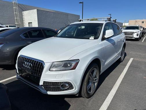 Glacier White 2015 Audi Q5 3.0T Premium Plus