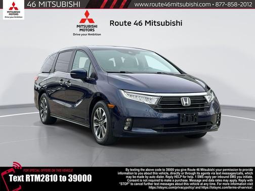 Obsidian Blue Pearl 2023 Honda Odyssey EX-L