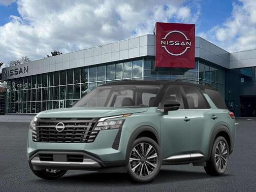 Baltic Teal/Super Black 2026 Nissan Pathfinder Platinum