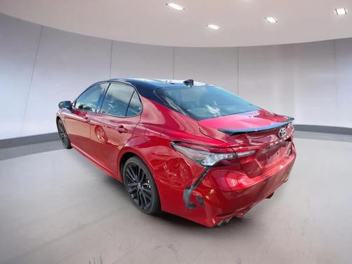 Supersonic Red/Midnight Black Metallic 2023 Toyota Camry XSE