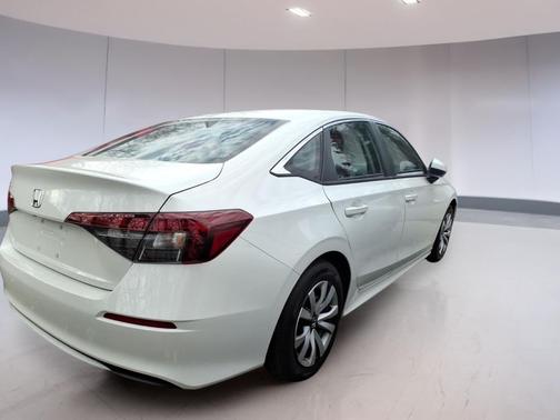 Platinum White Pearl 2025 Honda Civic LX