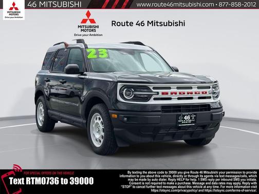 Shadow Black 2023 Ford Bronco Sport Heritage