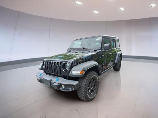 Black Clearcoat 2023 Jeep Wrangler 4xe Willys