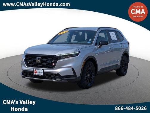 Solar Silver Metallic 2026 Honda CR-V Hybrid Sport-L AWD