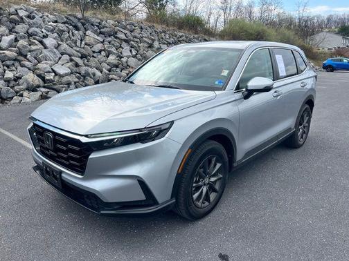 Solar Silver Metallic 2026 Honda CR-V EX-L AWD