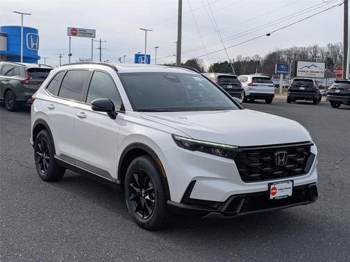 Platinum White Pearl 2026 Honda CR-V Hybrid Sport-L AWD
