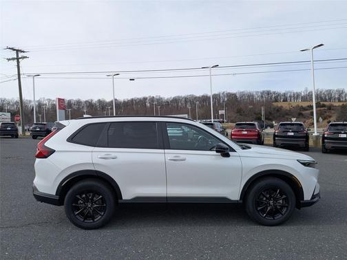 Platinum White Pearl 2026 Honda CR-V Hybrid Sport-L AWD
