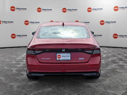 Radiant Red Metallic 2026 Honda Accord Hybrid Touring