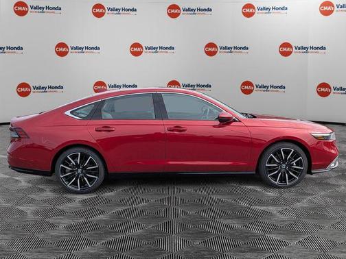 Radiant Red Metallic 2026 Honda Accord Hybrid Touring