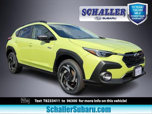 Citron Yellow Pearl 2026 Subaru Crosstrek Hybrid Base