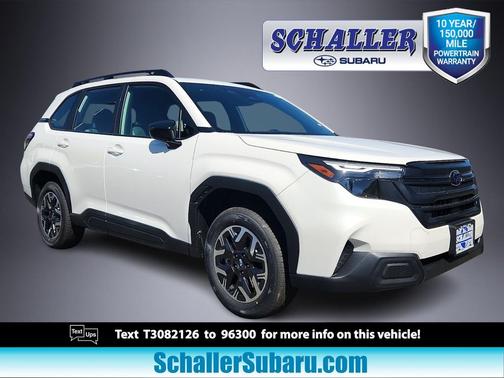 Crystal White Pearl 2026 Subaru Forester Base