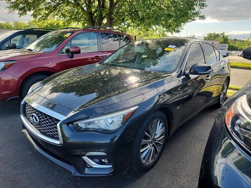 Black Obsidian 2018 INFINITI Q50 3.0t LUXE