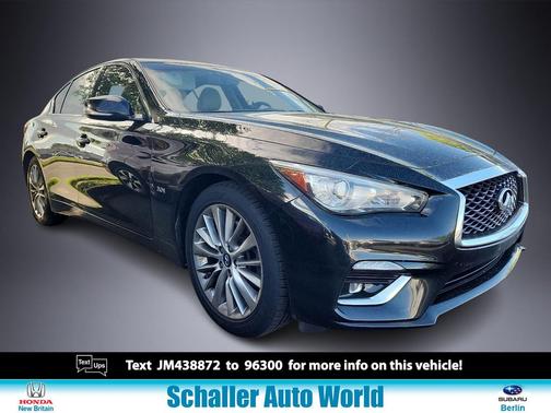 Black Obsidian 2018 INFINITI Q50 3.0t LUXE