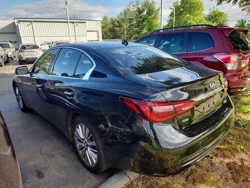 Black Obsidian 2018 INFINITI Q50 3.0t LUXE