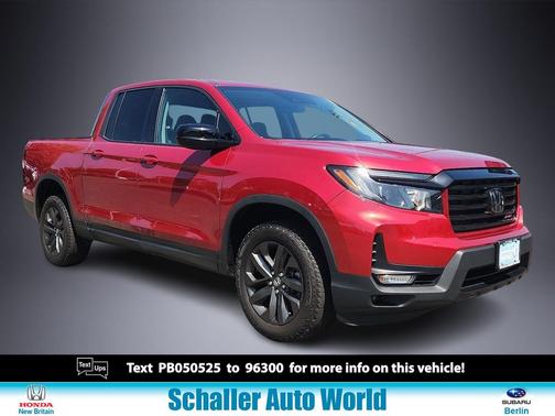 Radiant Red Metallic II 2023 Honda Ridgeline Sport