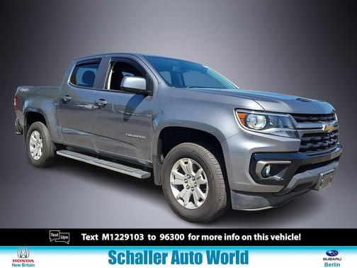 Satin Steel Metallic 2021 Chevrolet Colorado LT