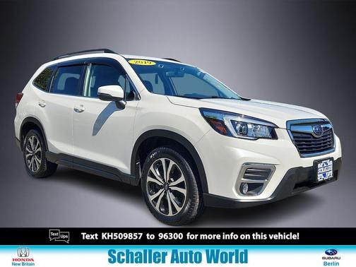 Crystal White Pearl 2019 Subaru Forester Limited